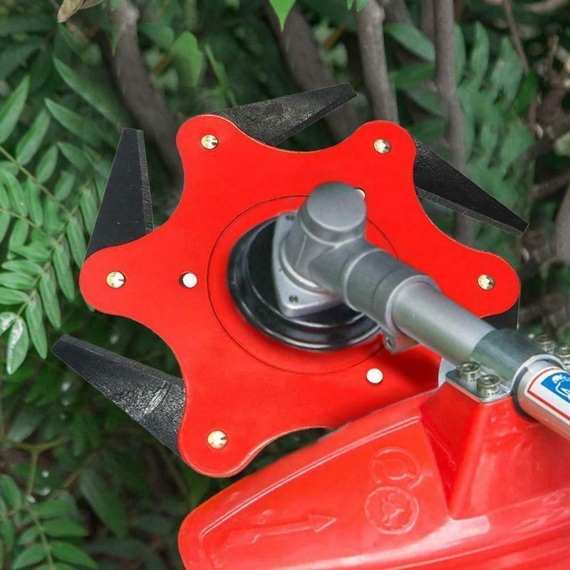 CABEZAL DE CORTE UNIVERSAL DE 6 CUCHILLAS PARA CORTACÉSPED🌿