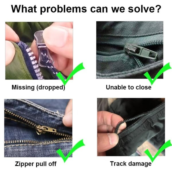 REPARADOR DE CREMALLERAS UNIVERSAL EXTRAÍBLE 🤐