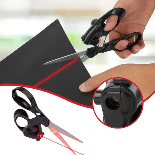Tijeras Láser Pro: ¡Consigue Cortes Perfectos y Profesionales a la Primera, Sin Esfuerzo!