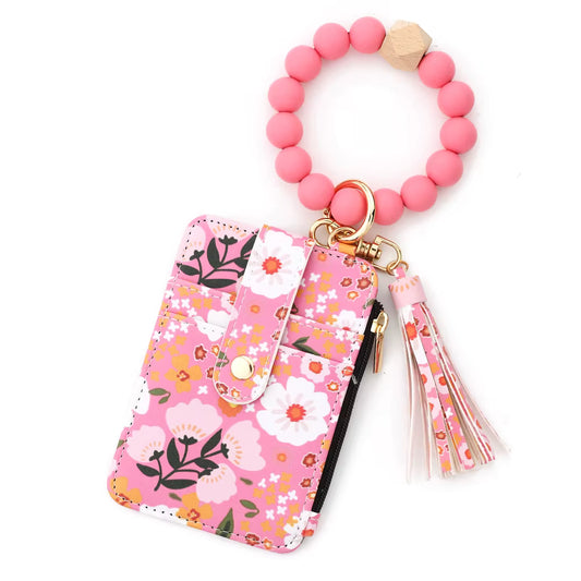 Llavero/Cartera Floral – Estilo y organización en un solo accesorio