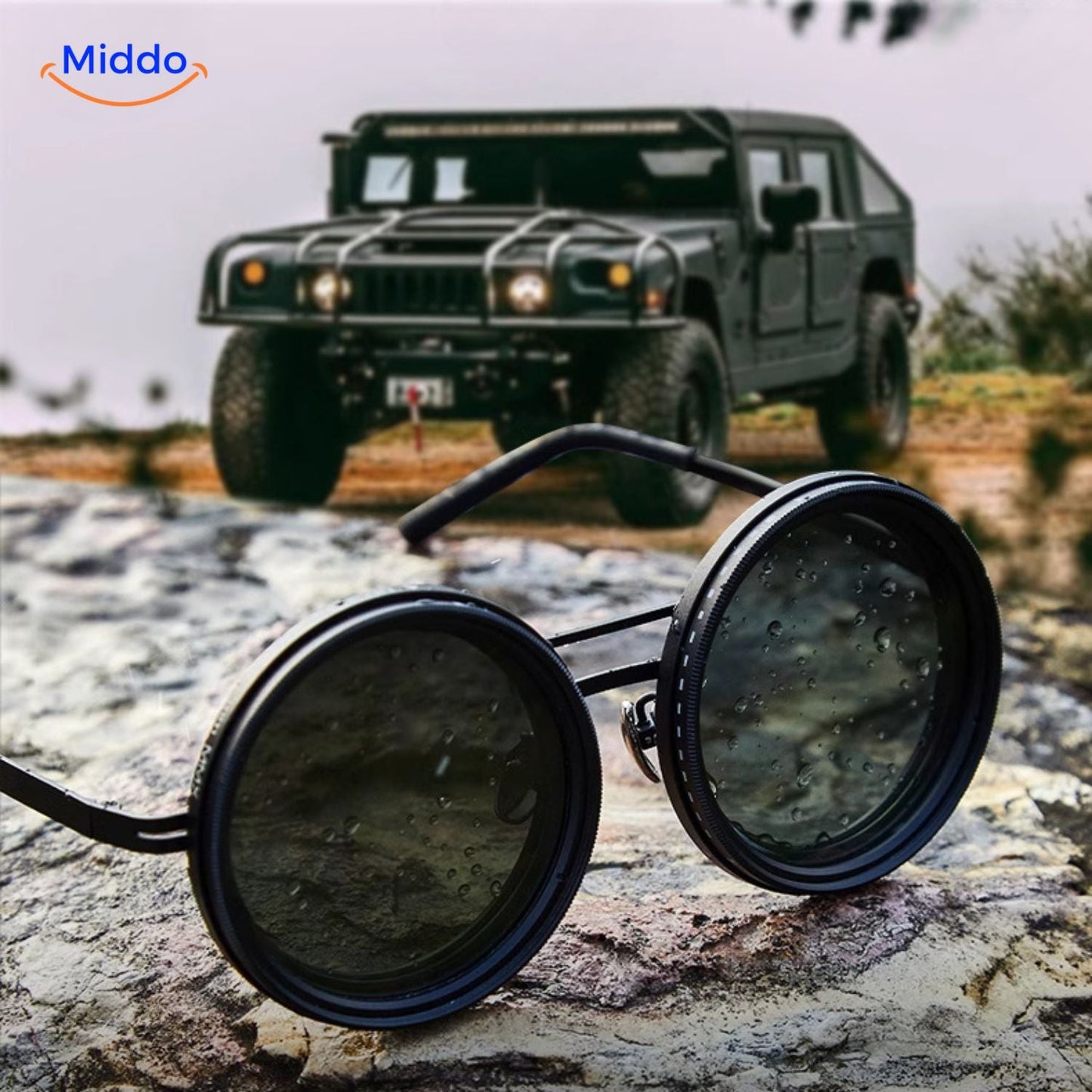 SUNGUARD™ ND9 | GAFAS DE SOL HECHAS A MANO CON REDUCCIÓN DE LUZ AJUSTABLE Y PROTECCIÓN UV😎