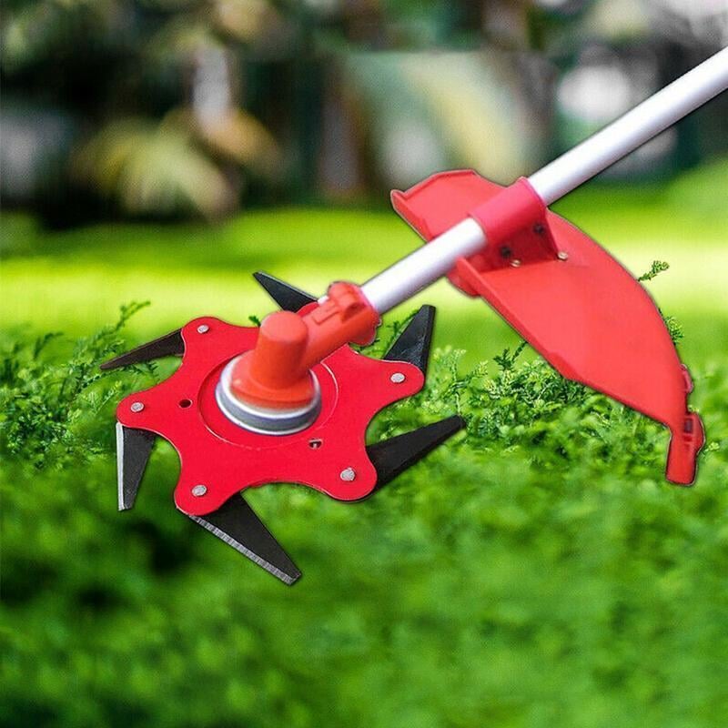 CABEZAL DE CORTE UNIVERSAL DE 6 CUCHILLAS PARA CORTACÉSPED🌿