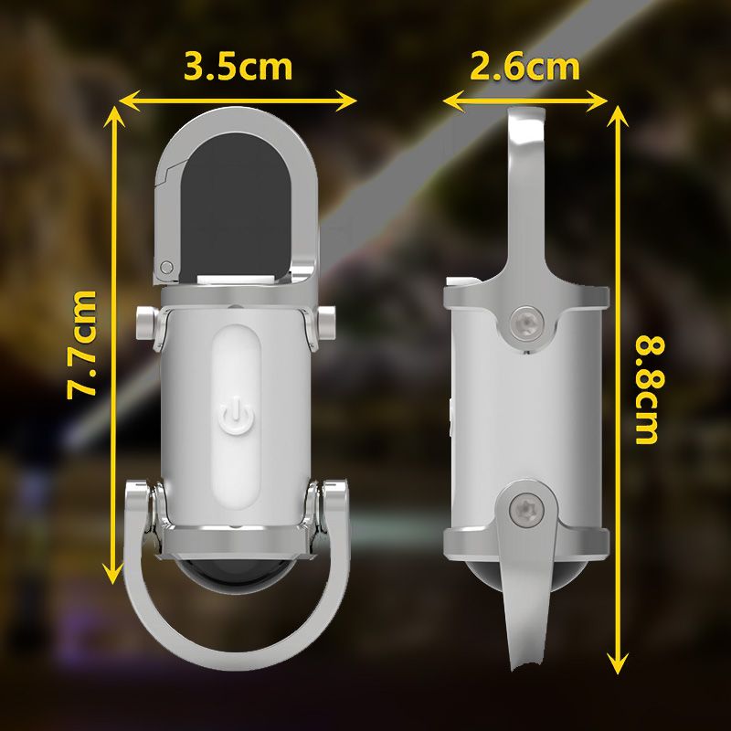 2X1 LINTERNA MINI LLAVERO SUPERBRILLANTE DE 1200 LM, RESISTENTE AL AGUA 🔦