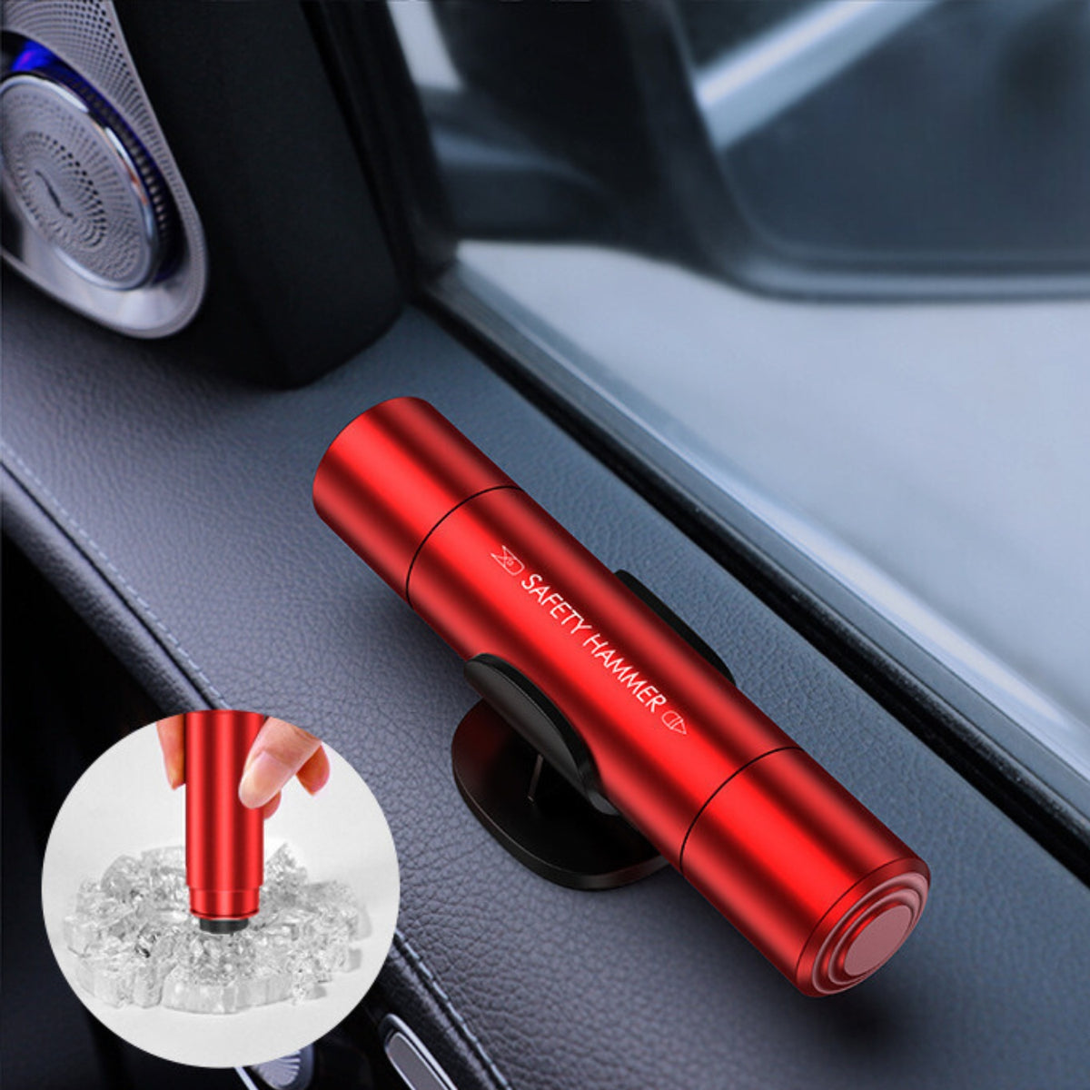 SAFEKEY™ | AYUDA DE EMERGENCIA 2 EN 1 | ROMPEVIDRIOS Y CORTADOR DE CINTURÓN - 1+1 GRATIS 🚨