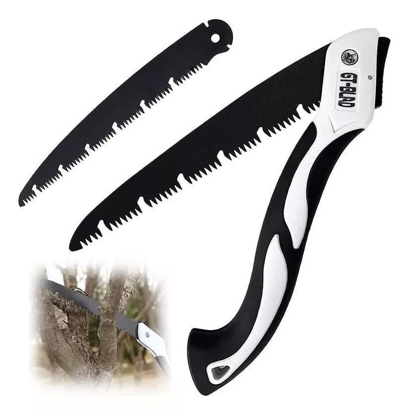 Sierra Plegable: ¡Corte Ramas Gruesas como Mantequilla y Ahorre Tiempo y Esfuerzo!