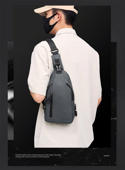 Sling impermeable con USB integrado: tu compañera ideal para ir ligero, seguro y conectado