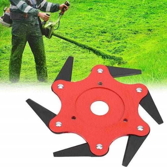 CABEZAL DE CORTE UNIVERSAL DE 6 CUCHILLAS PARA CORTACÉSPED🌿