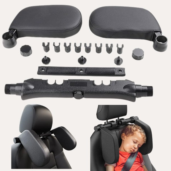 Conduce por Horas y Llega Como Nuevo: El Soporte Cervical Que Transforma Tu Silla del Carro.