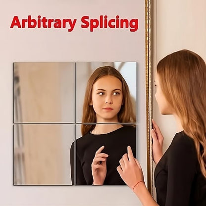 Espejos autoadhesivos con claridad HD (6 unidades, 30x30cm)