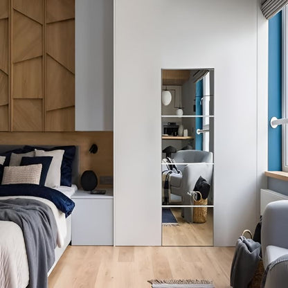 Espejos autoadhesivos con claridad HD (6 unidades, 30x30cm)